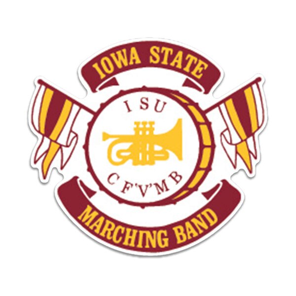 CMB Drum & Flag Rugged Sticker (3.25 in x 3 in)